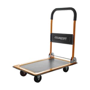 Carro Manual Plataforma Plegable 300kg 84x60cm Ruedas 5" CMPL300-8 - Lusqtoff