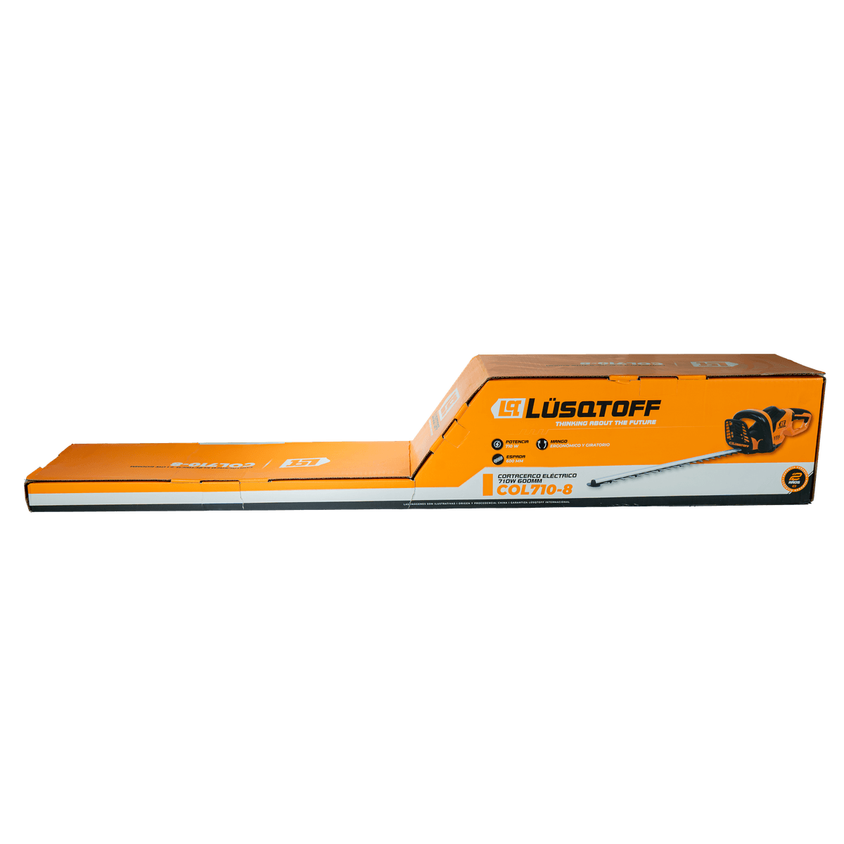 Cortacerco Eléctrico 710W Espada 60cm Corte 20mm Mango Giratorio 90° COL710-8 - Lusqtoff