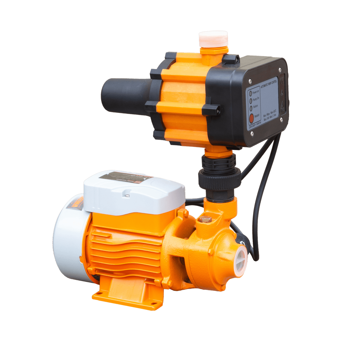 Bomba Centrífuga 1HP 750W 95L/min Altura 30m + Regulador Presión MPS-1 CPM158-C - Lusqtoff