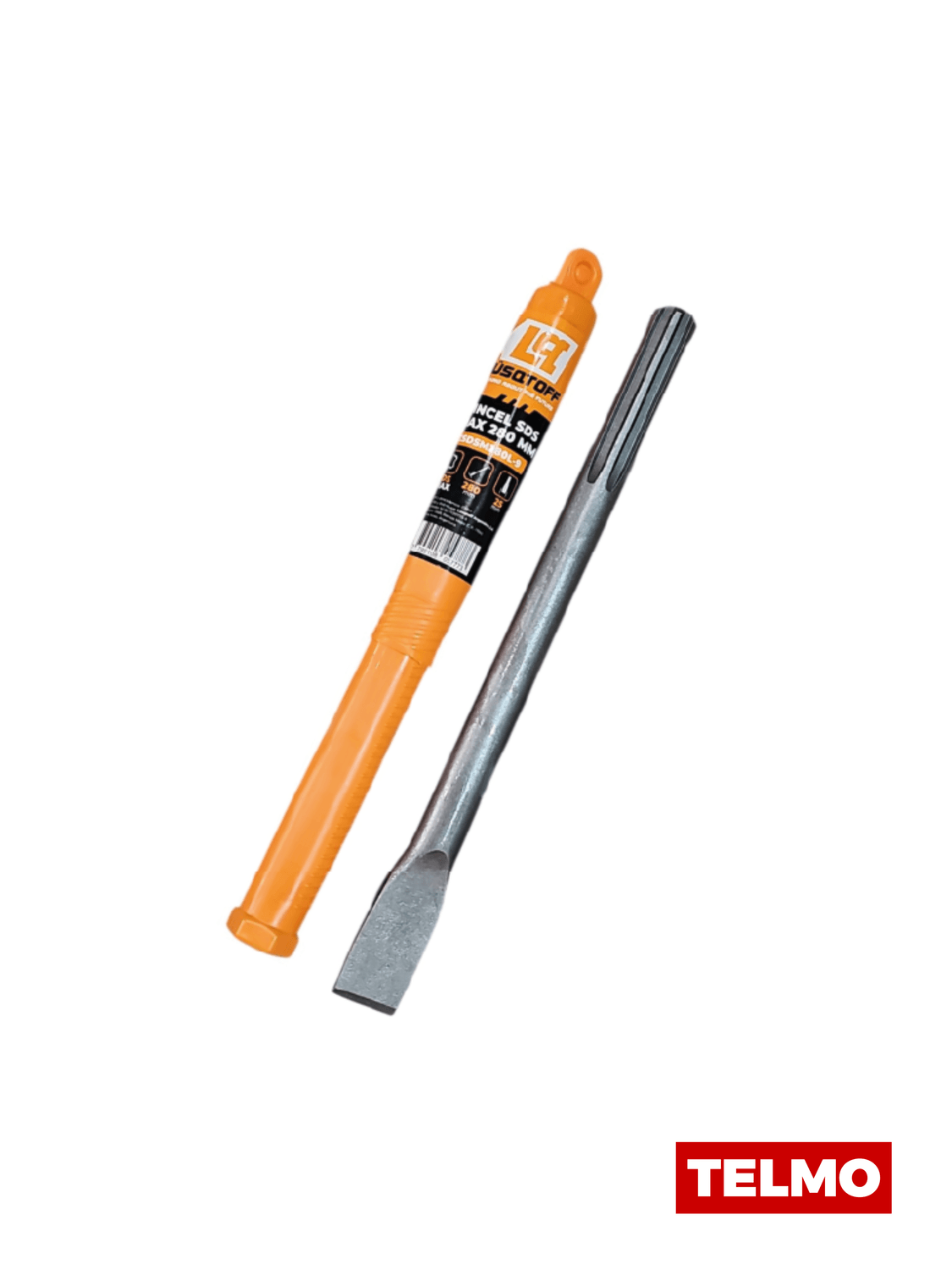 Cincel SDS Max 25mm Largo 280mm CSDSM280L-9 - Lusqtoff, foto real