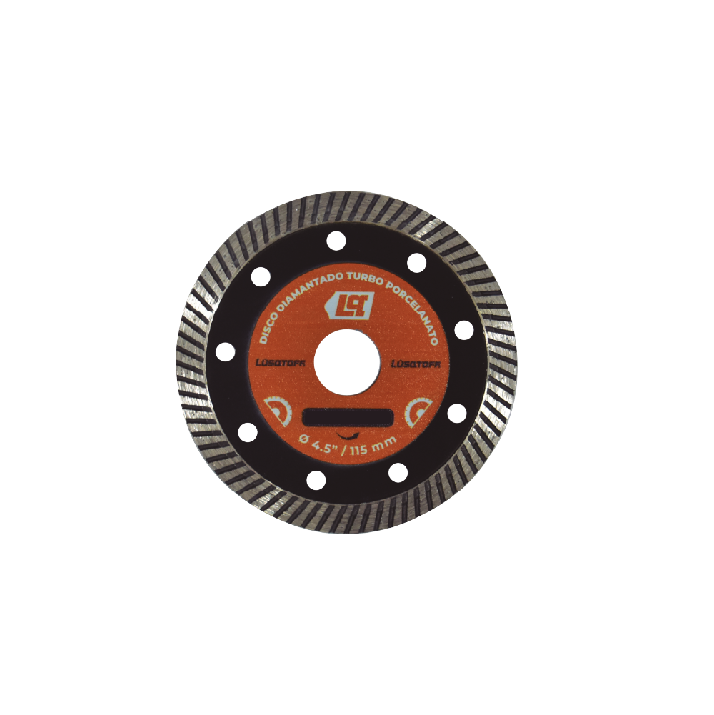 Disco Diamantado Turbo Fino 115mm DDT115P-9 - Lusqtoff