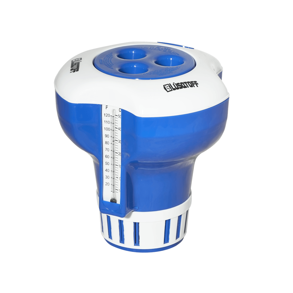 Boya Dosificadora Cloro 7 Pulgadas Polipropileno Base Regulable DFL7-8 - Lusqtoff