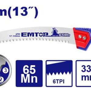 Serrucho de Poda 330mm Triple Dentado EHASP3301 - Emtop