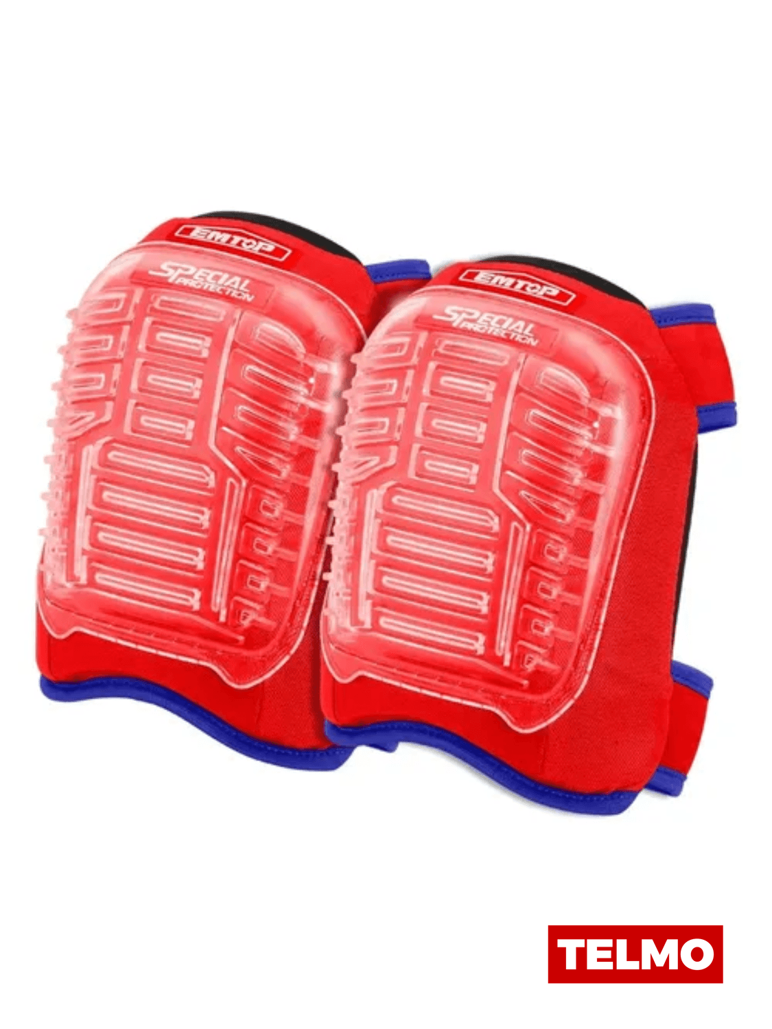 Rodilleras Protección Trabajo Carcasa PVC 215x180mm EKPT0201 - Emtop