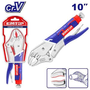 Pinza Fuerza Boca Curva 10" 250mm ELPRCJ1012 - Emtop