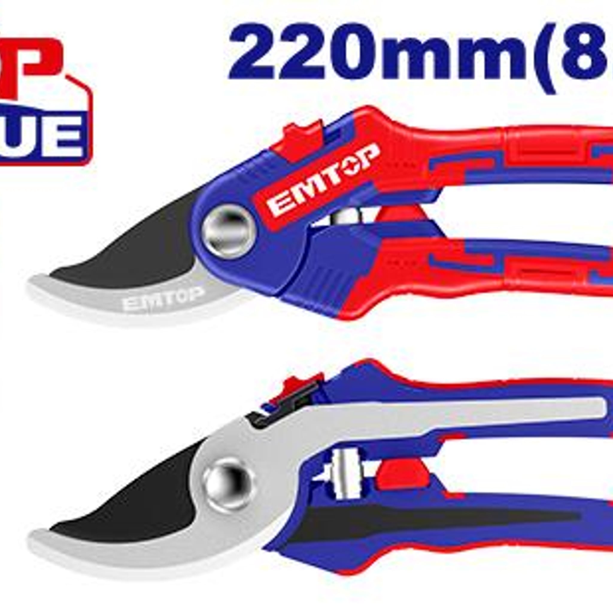 Tijera de Poda 8,5" 220mm EPSA038501 - Emtop