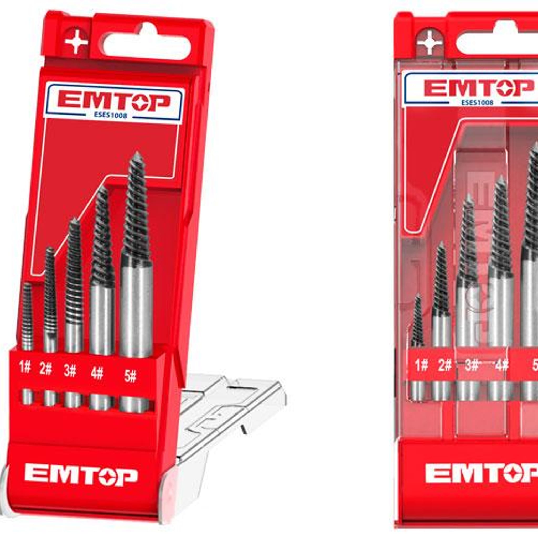 Set Extractores de Tornillos 5 Piezas ESES1008 - Emtop