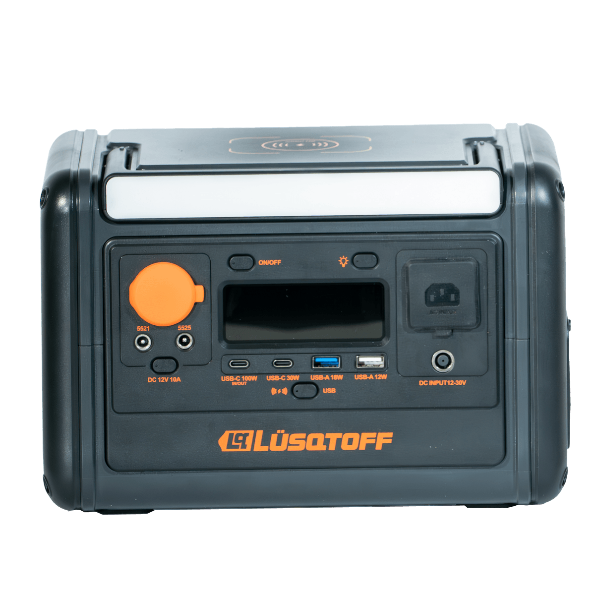 Estación Energía Portátil 300W 220V USB Carga Inalámbrica + Panel Solar 100W EPL300-8 - Lusqtoff