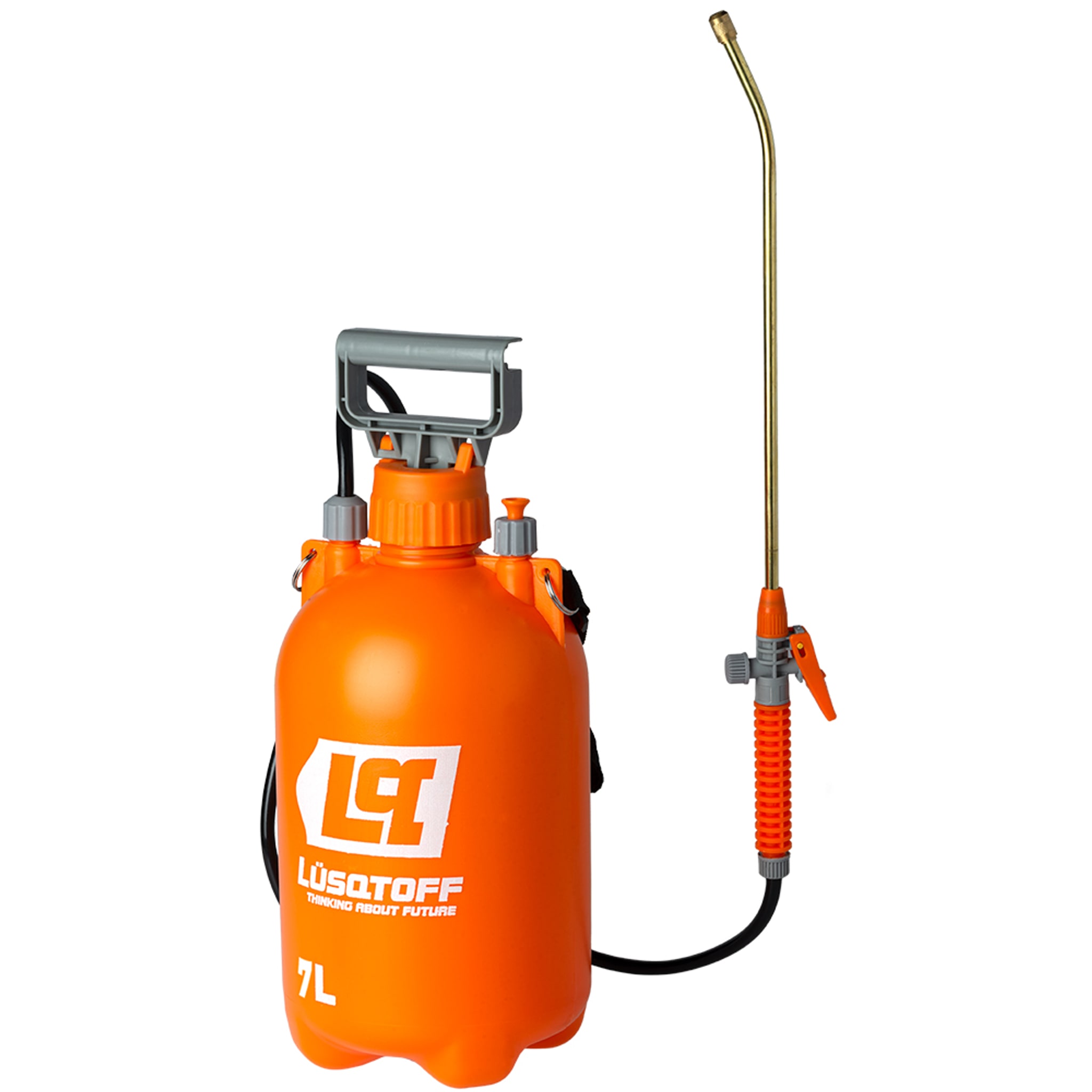 Fumigador Pulverizador Manual 7L 45 PSI Boquilla Bronce FPL7 - Lusqtoff