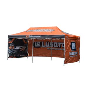 Gazebo Autoarmable 3x6m Estructura Acero Oxford + 3 Paredes + Bolso GBL-9 - Lusqtoff