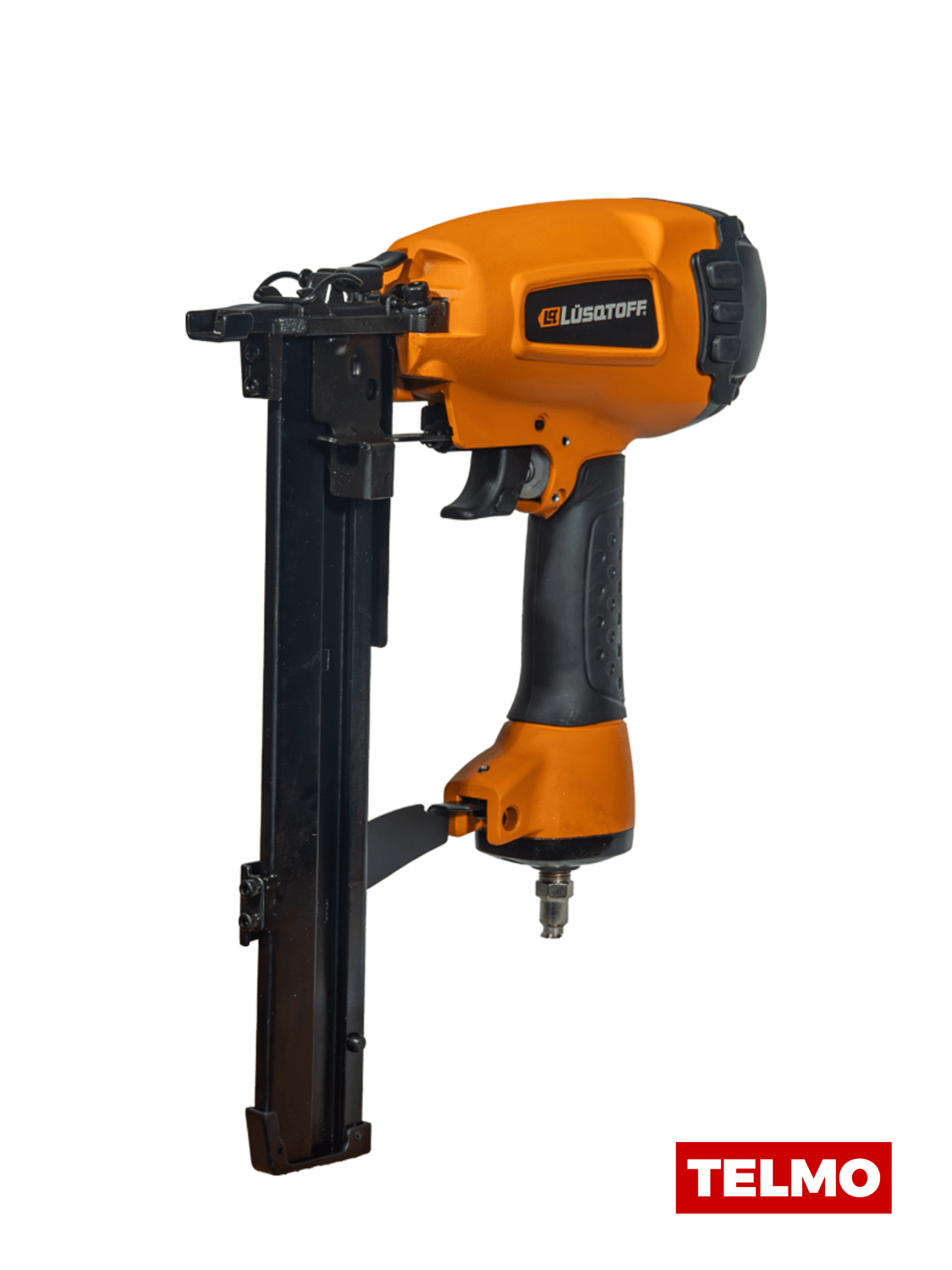 Grampadora Neumática Grampas 25-50mm 120 PSI Cargador 150 Grampas + Maletín GL851-8 - Lusqtoff, foto real