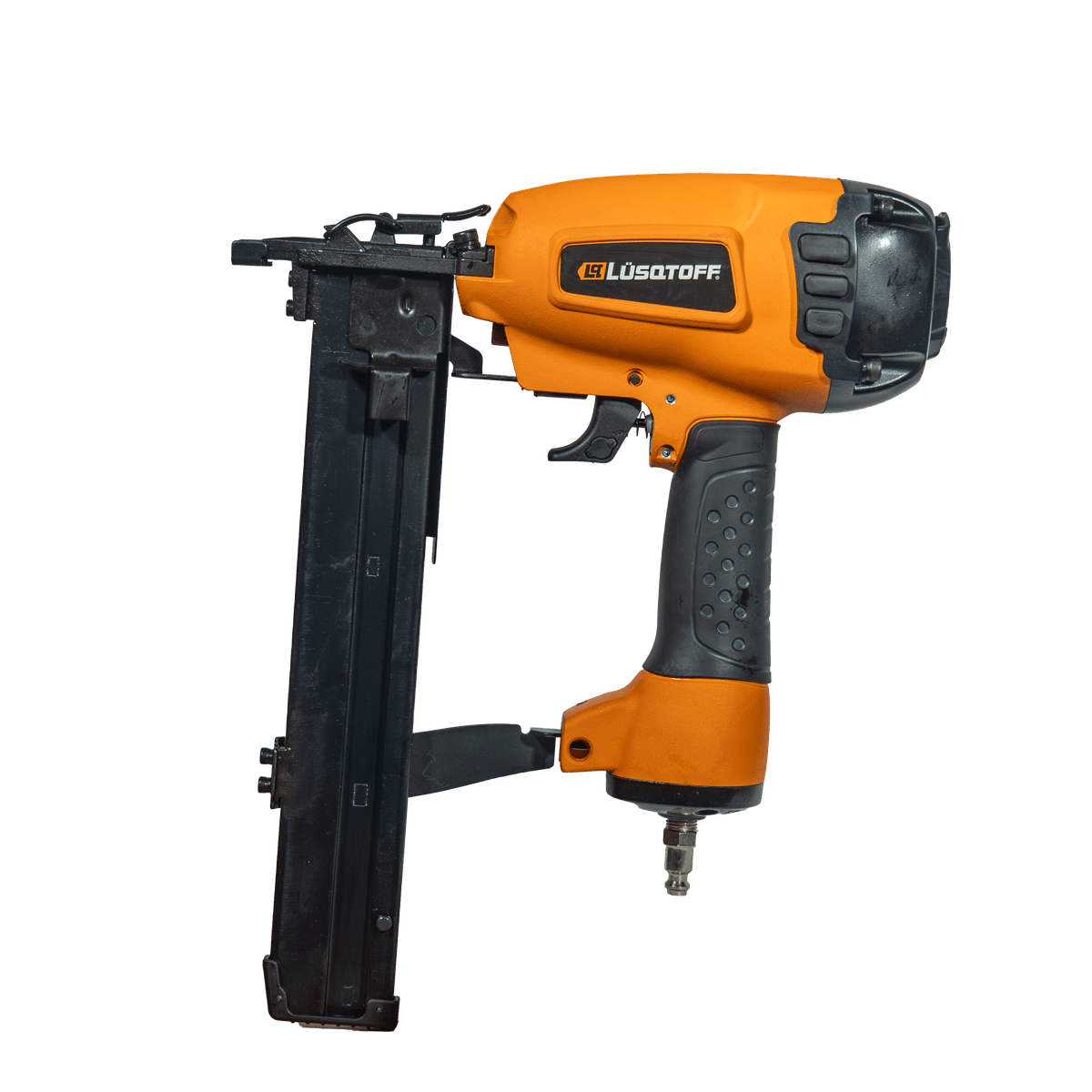 Grampadora Neumática Grampas 25-50mm 120 PSI Cargador 150 Grampas + Maletín GL851-8 - Lusqtoff