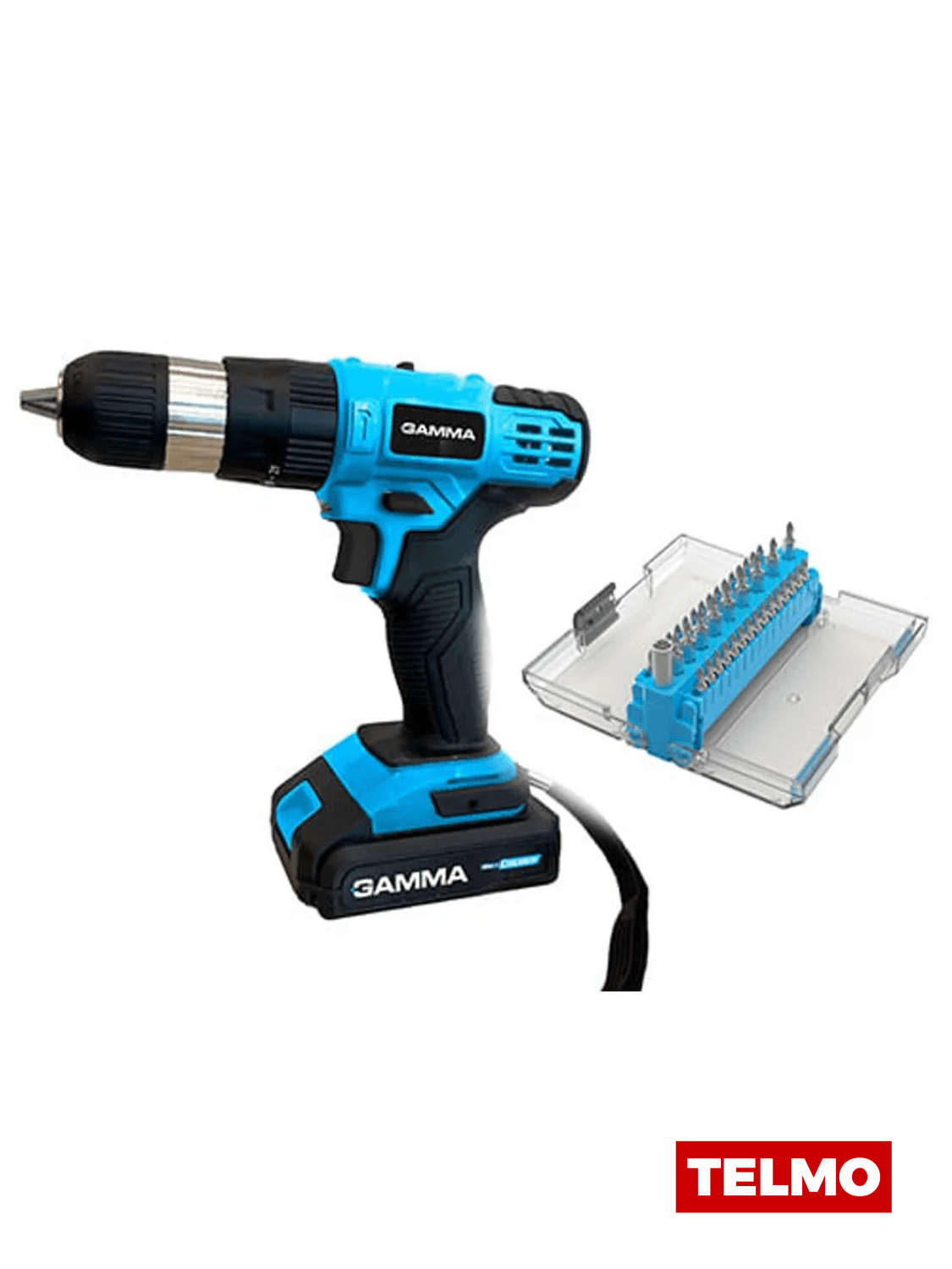 Taladro Atornillador Percutor A Batería 20V 30Nm 13mm 21+1+1 G12402/1AR - Gamma