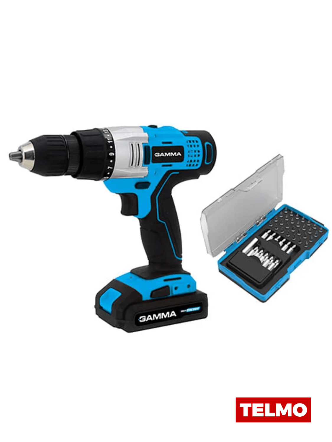 Taladro Atornillador A Batería 20V 45Nm 13mm 19+1 G12403/1AR - Gamma