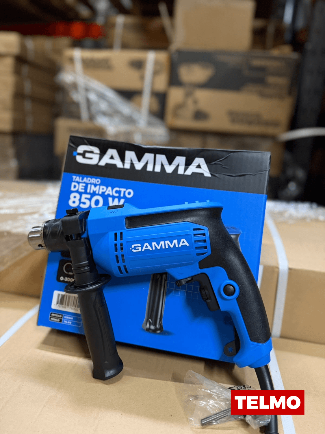 Taladro Percutor 850W 13mm Reversa Velocidad Variable G1919AR - Gamma, foto real