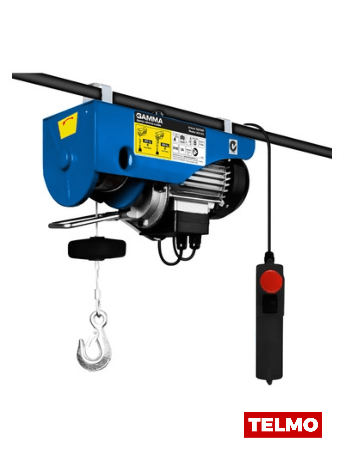 Aparejo Eléctrico Reforzado a Cable 1020W 500kg G2310AR - Gamma