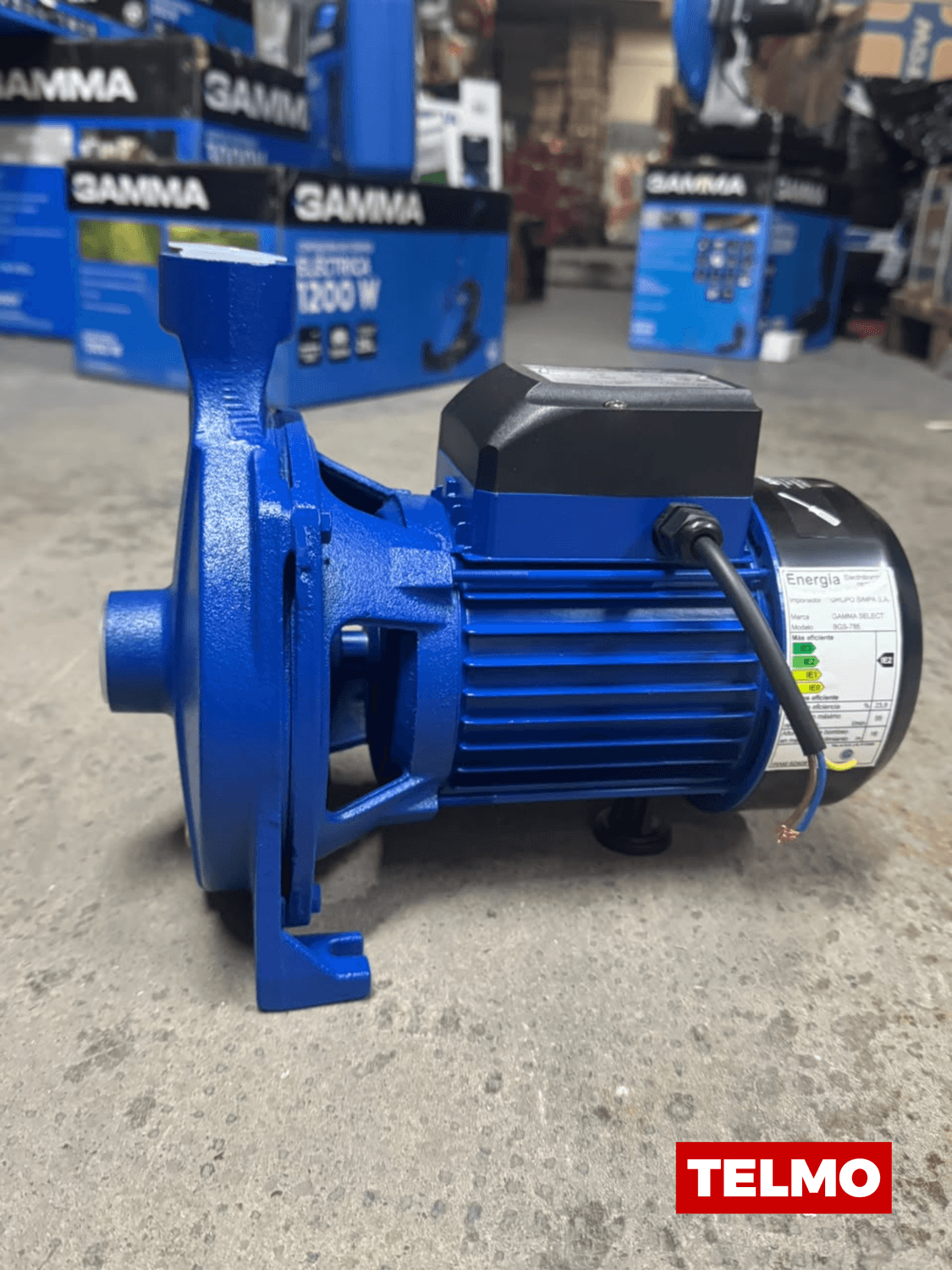Bomba Centrífuga Agua 1HP 220V 96L/min Altura 22m Succión 6m G2785AR - Gamma, foto real