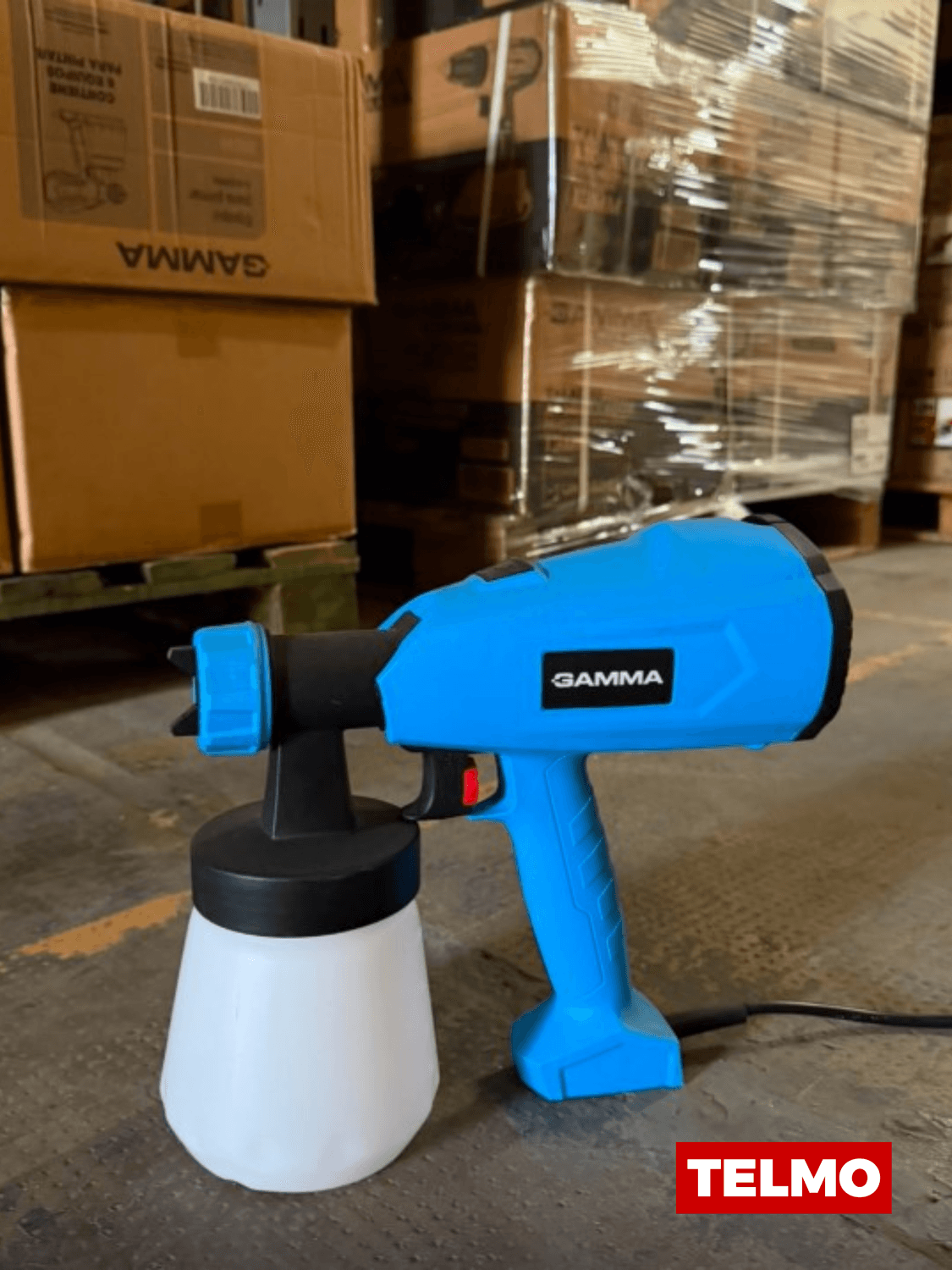 Soplete Eléctrico Pintura 350W Vaso 700ml Tobera 2,6mm G2823 - Gamma