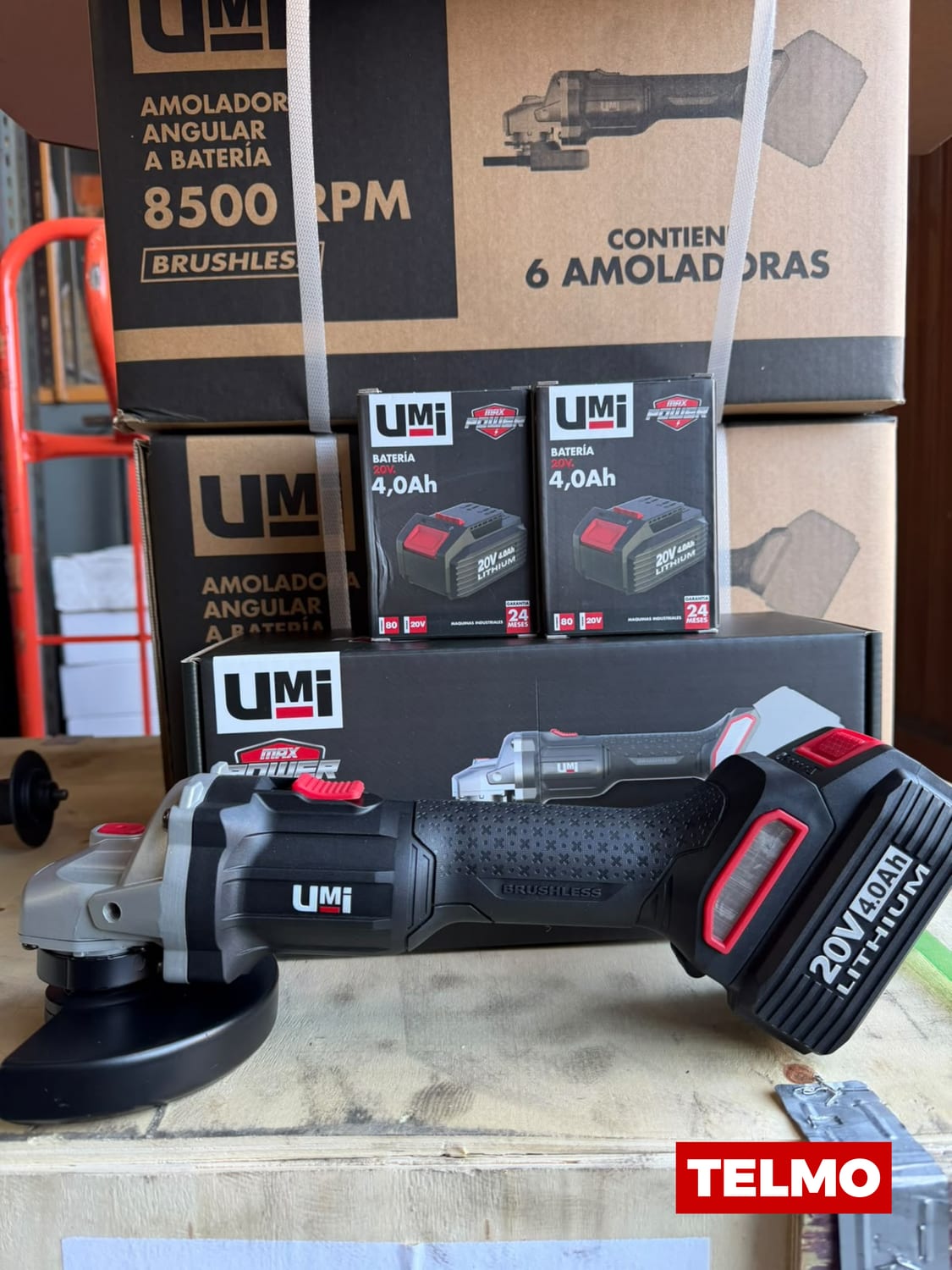 Amoladora Angular A Batería 125mm Brushless HU104 - UMI, foto real