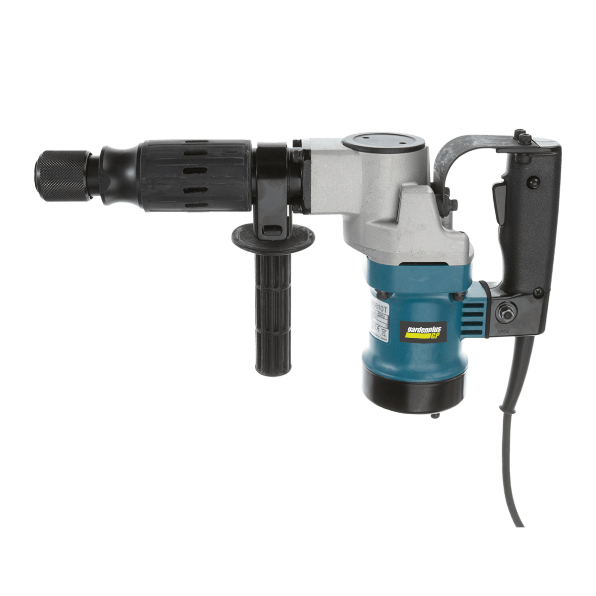 Martillo Demoledor Hexagonal 17mm 900W 8.5J + 2 Cinceles + Maletín GP810 - Garden Plus