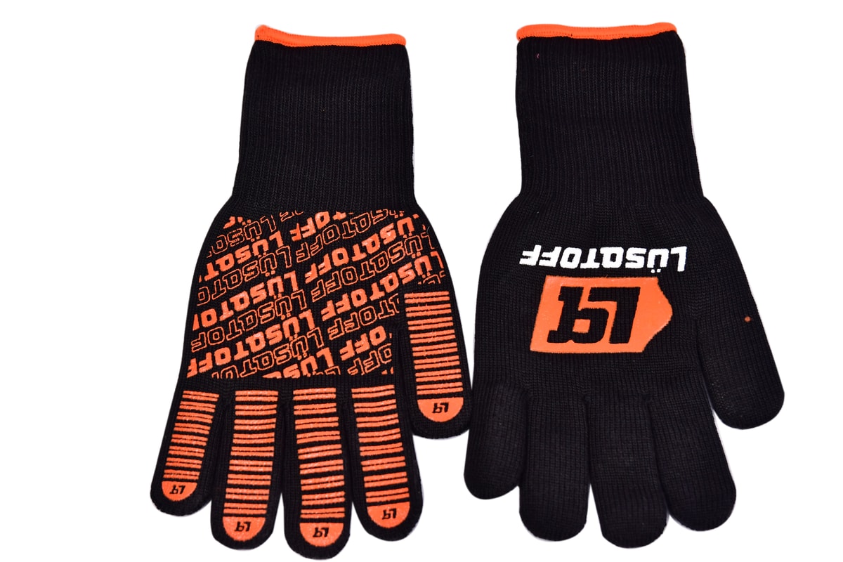 Guantes Aramida Nomex Protección Calor 400°C Sin Costuras Agarre Silicona GRCL800-10 - Lusqtoff