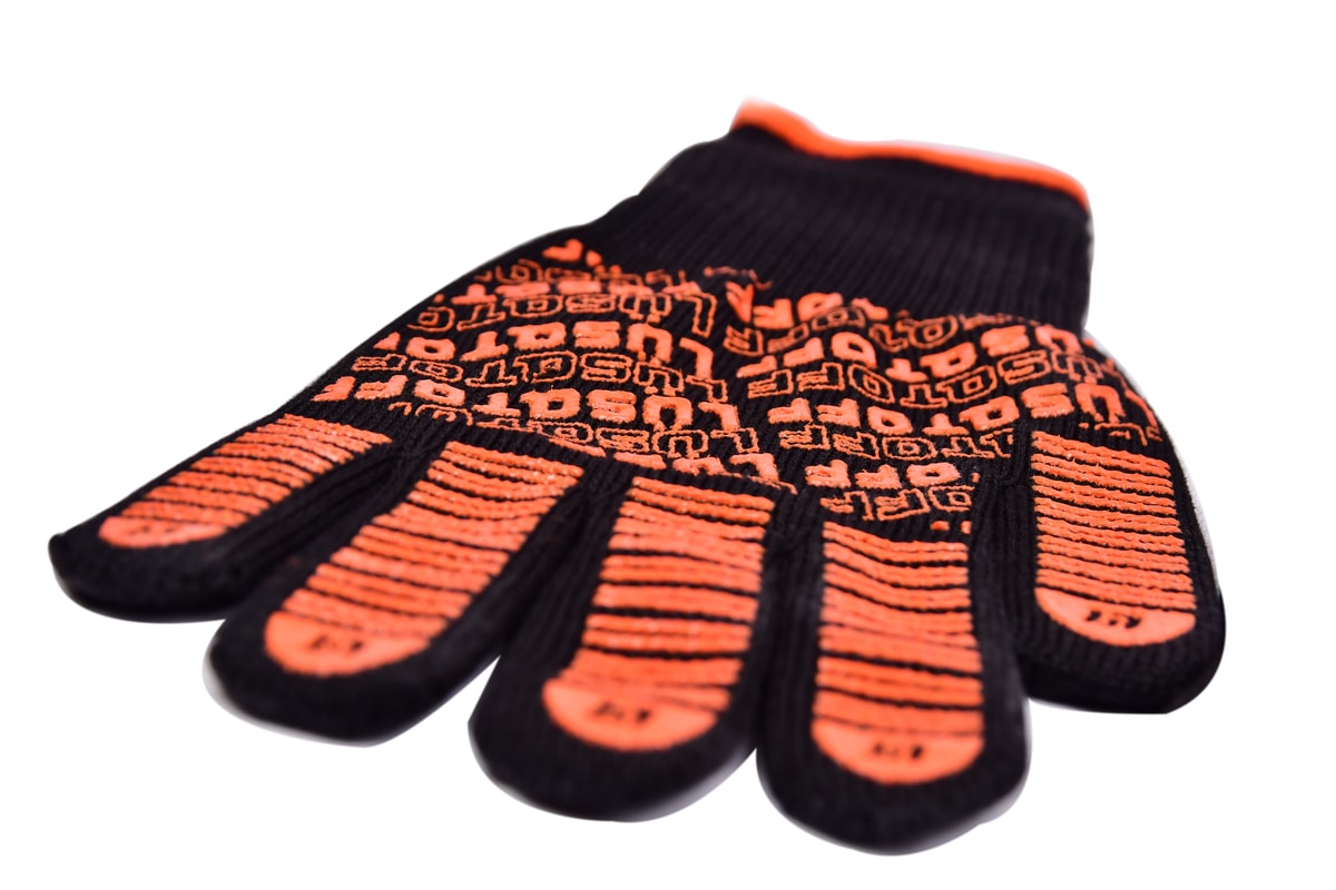 Guantes Aramida Nomex Protección Calor 400°C Sin Costuras Agarre Silicona GRCL800-10 - Lusqtoff