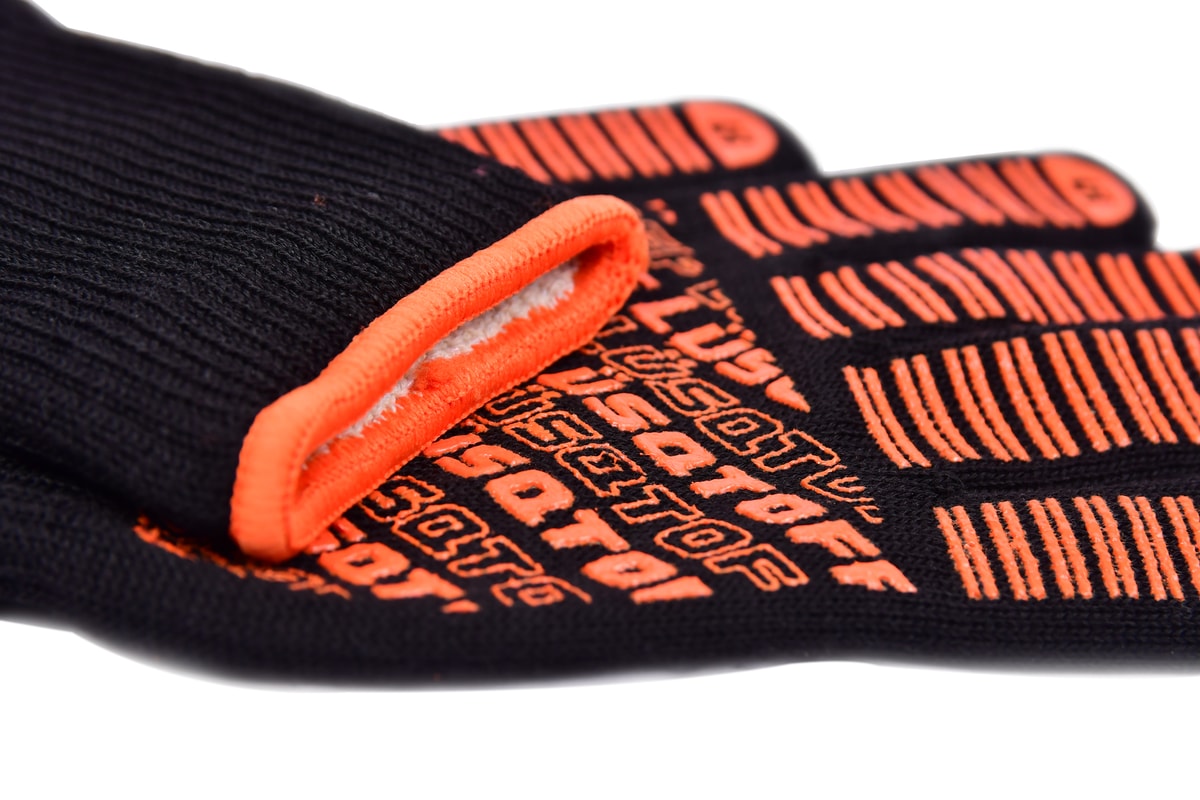 Guantes Aramida Nomex Protección Calor 400°C Sin Costuras Agarre Silicona GRCL800-10 - Lusqtoff