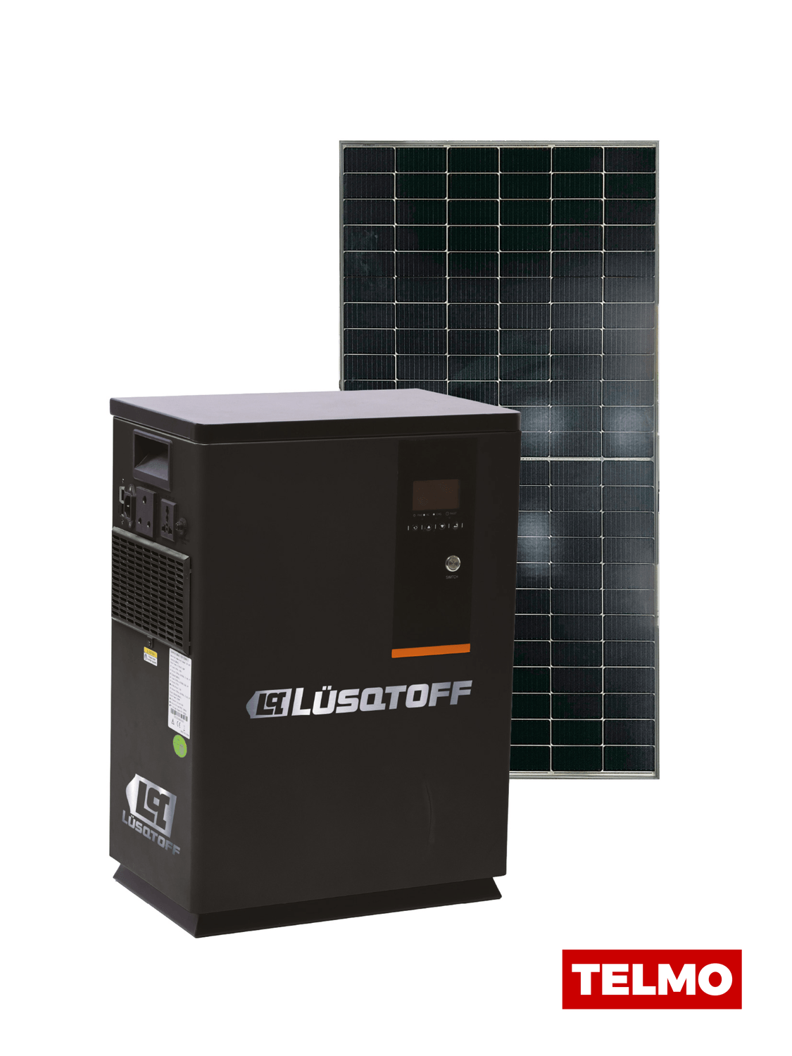 Generador Solar Integrado Inversor 5,2KW Batería Litio 24V WiFi + 8 Paneles 550W + Estructura GSIL5.2-8 - Lusqtoff, foto real