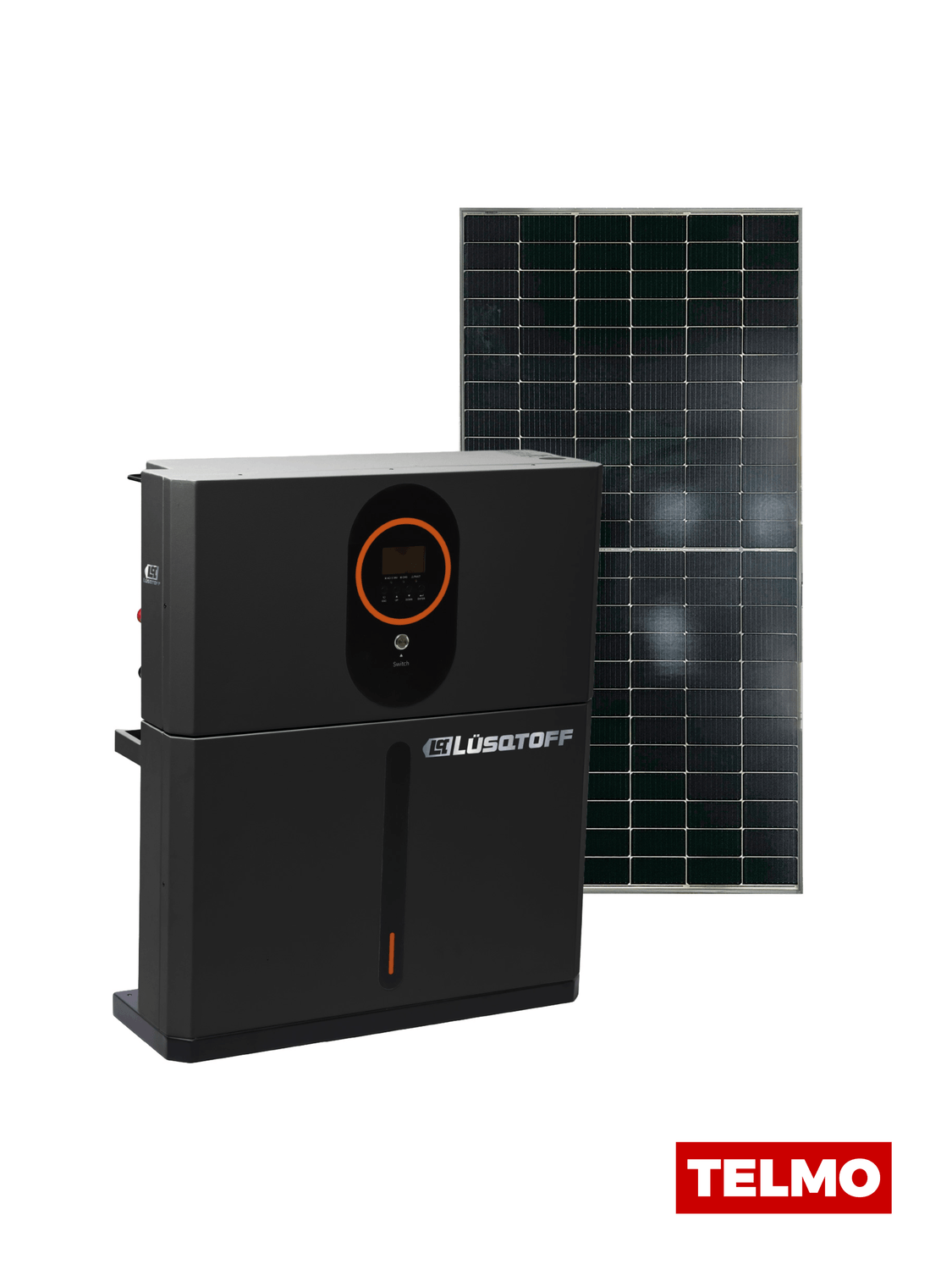 Generador Solar Integrado Inversor 6,2KVA Batería Litio 48V WiFi + 10 Paneles 550W + Estructura GSIL6.2-8 - Lusqtoff, foto real