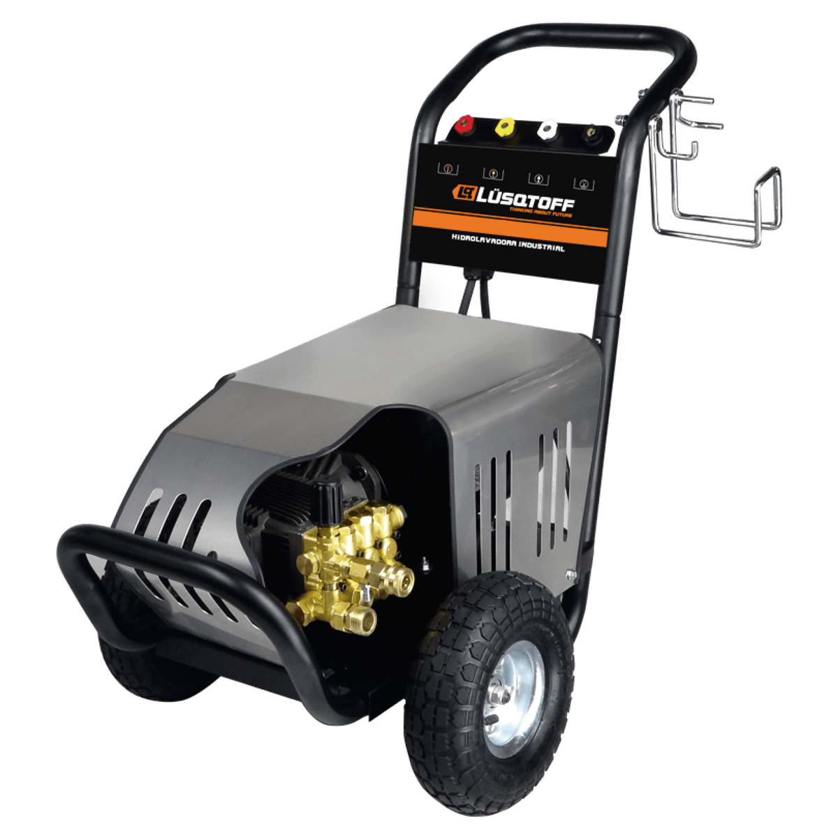 Hidrolavadora Industrial 3000W 175 Bar Caudal 10,7L/min Autocebante + Manguera 8m + 4 Boquillas HL-1500EX - Lusqtoff