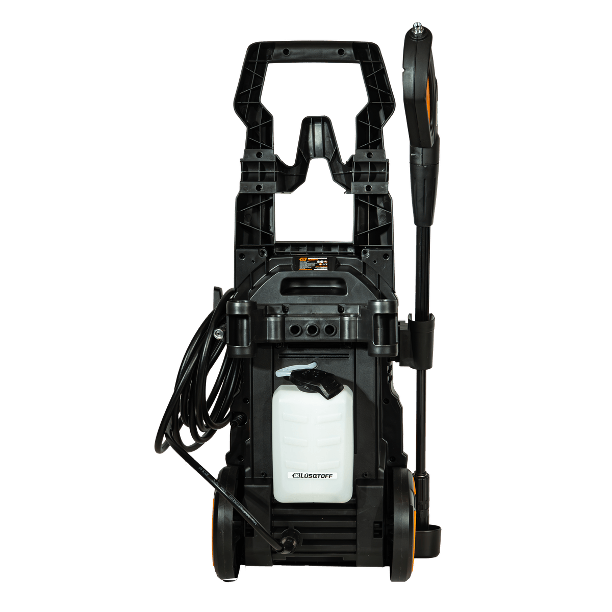 Hidrolavadora Eléctrica 1800W Motor Inducción 135 Bar Caudal 7,2L/min Tanque Jabón + Manguera 5m HL1800-8 - Lusqtoff