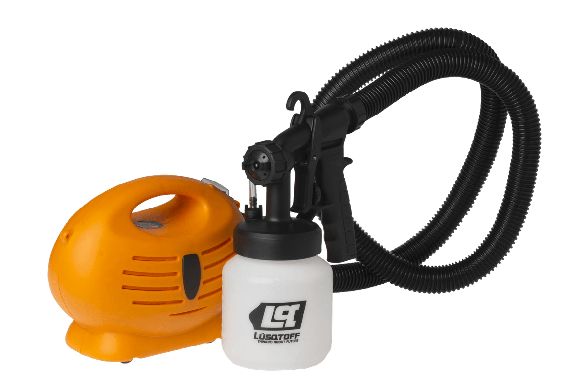 Equipo Pintar Eléctrico 450W Boquilla 2,5mm Depósito 0,8L 3 Funciones + Manguera 1,5m HTEP1004 - Lusqtoff