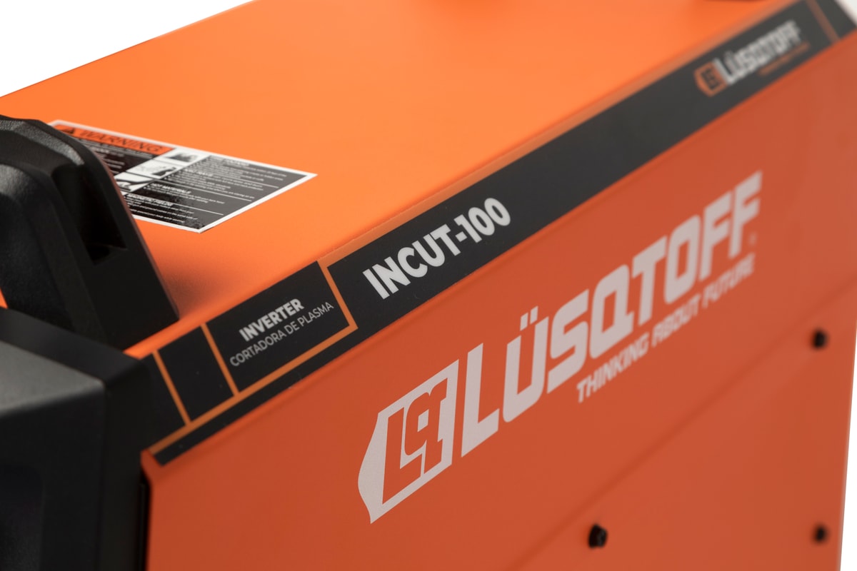Cortadora Plasma 100A Trifásica 380V Corte 40mm Arco Piloto IGBT + Torcha Black Wolf INCUT-100 - Lusqtoff