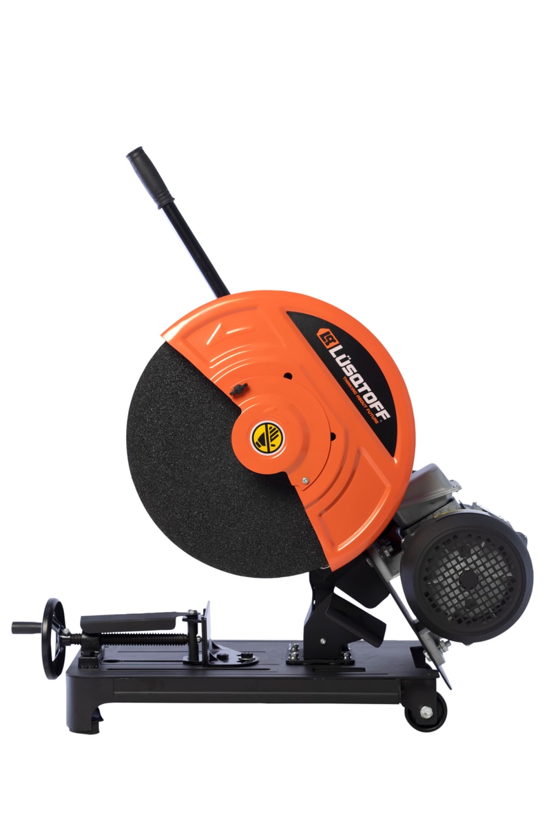 Sierra Sensitiva Correa 3000W 4HP Disco 400mm Corte 0-45° Acero 50mm J3G-400HG - Lusqtoff