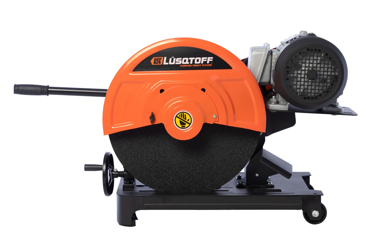 Sierra Sensitiva Correa 3000W 4HP Disco 400mm Corte 0-45° Acero 50mm J3G-400HG - Lusqtoff