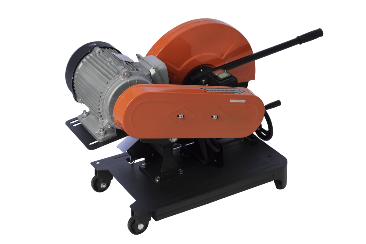 Sierra Sensitiva Correa 3000W 4HP Disco 400mm Corte 0-45° Acero 50mm J3G-400HG - Lusqtoff