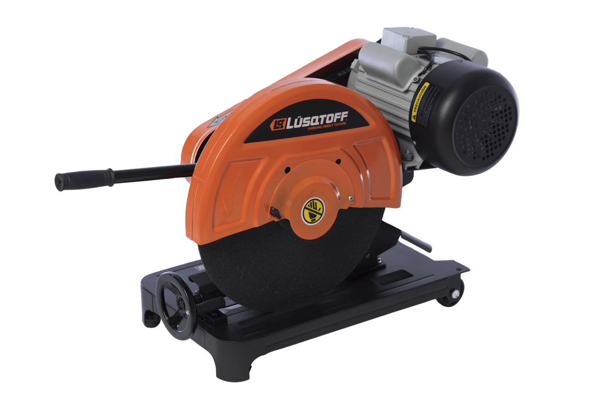 Sierra Sensitiva Correa Trifásica 380V 3000W 4HP Disco 400mm Corte 0-45° Acero 50mm J3G-400HGT - Lusqtoff