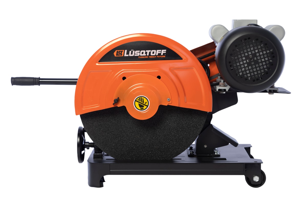 Sierra Sensitiva Correa Trifásica 380V 3000W 4HP Disco 400mm Corte 0-45° Acero 50mm J3G-400HGT - Lusqtoff