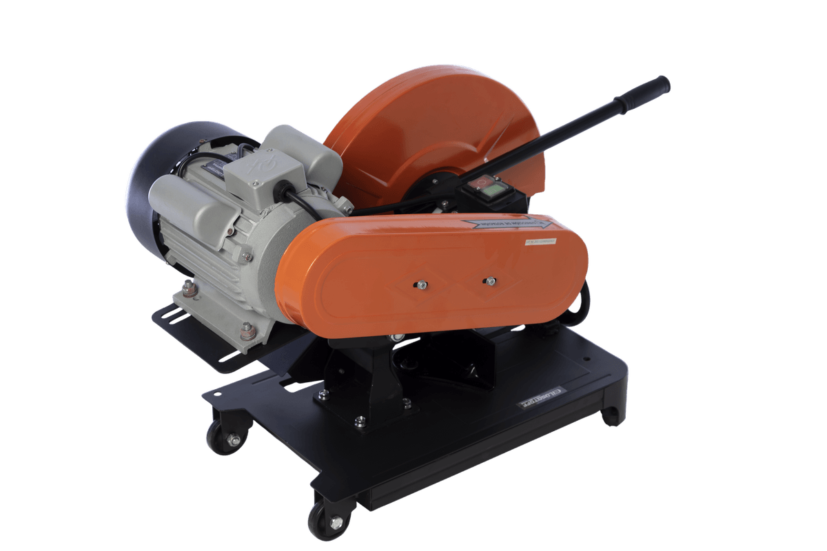 Sierra Sensitiva Correa Trifásica 380V 3000W 4HP Disco 400mm Corte 0-45° Acero 50mm J3G-400HGT - Lusqtoff