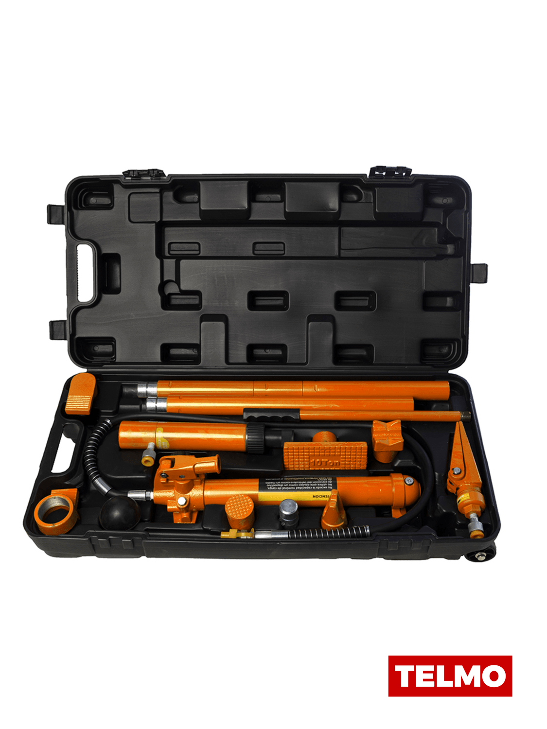 Expansor Hidráulico Chapista 10 Tn Elevación 152mm + Estuche Organizador JK-1003 - Lusqtoff, foto real