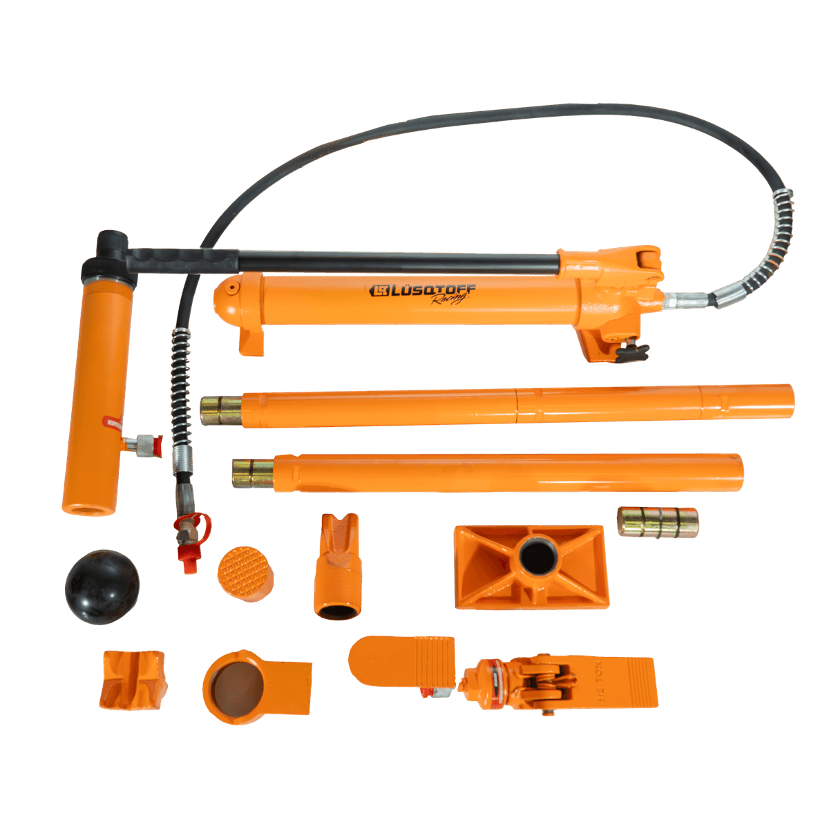 Expansor Hidráulico Chapista 10 Tn Elevación 152mm + Estuche Organizador JK-1003 - Lusqtoff