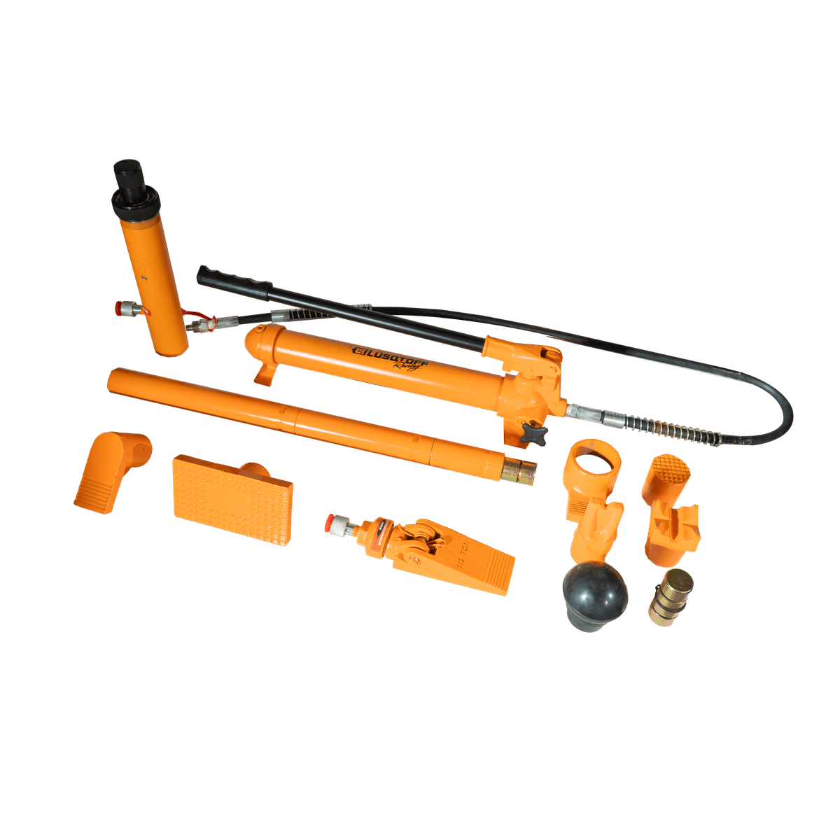 Expansor Hidráulico Chapista 10 Tn Elevación 152mm + Estuche Organizador JK-1003 - Lusqtoff