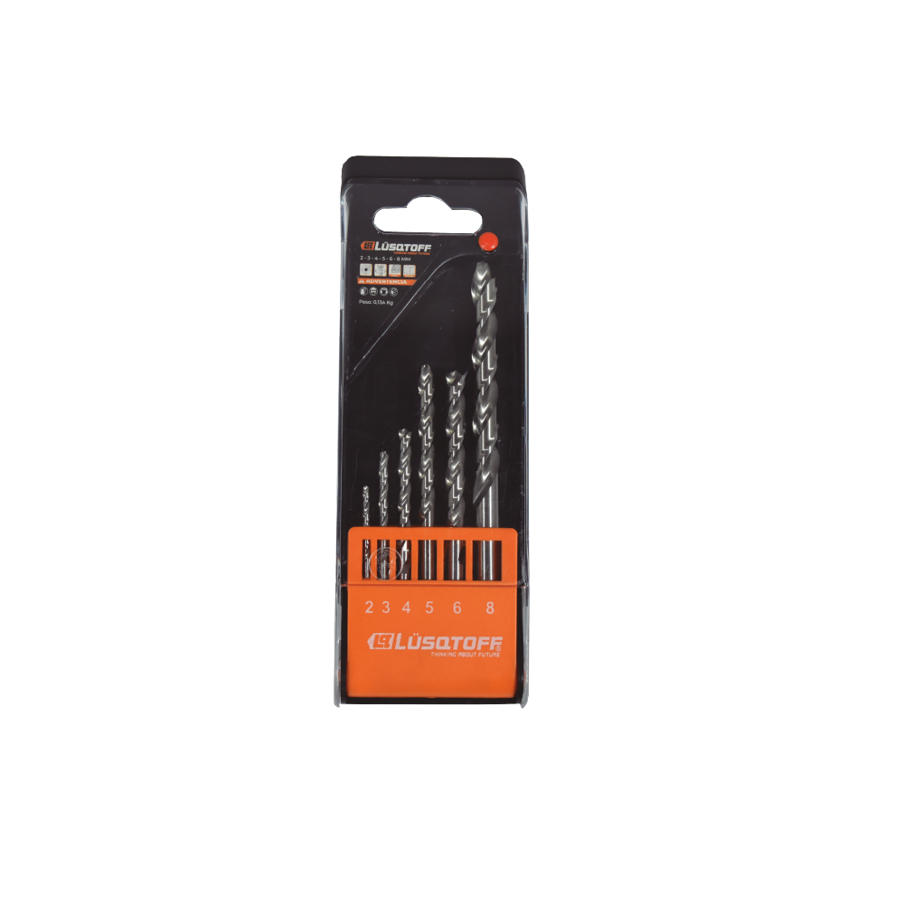 Set Mechas Acero Rápido HSS Metal 1 a 10mm 19 Piezas JMHSS19PZ-9 - Lusqtoff