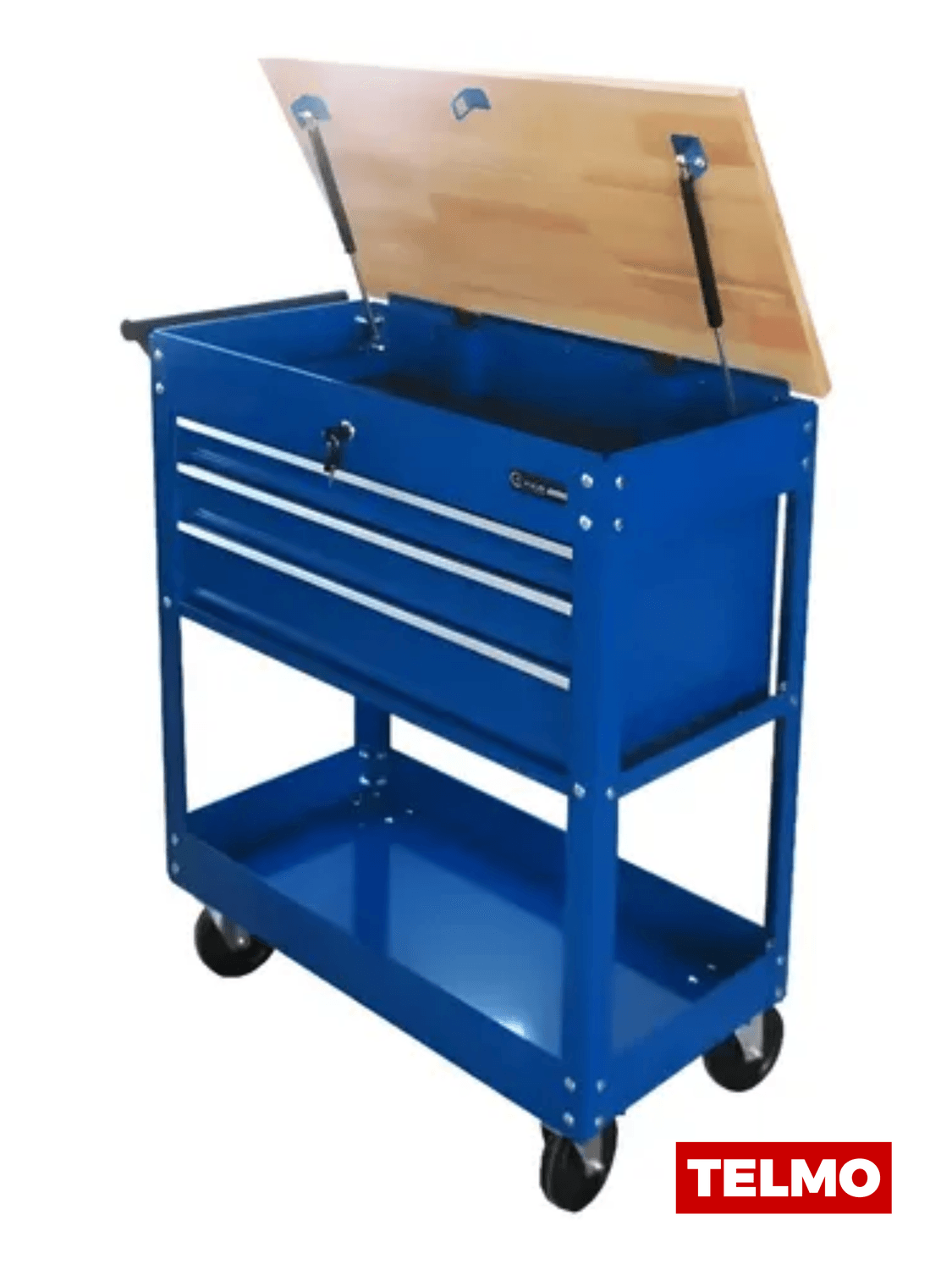 Carro Herramientas 3 Cajones Tapa MDF 84x48x75cm KLD432 - KLD