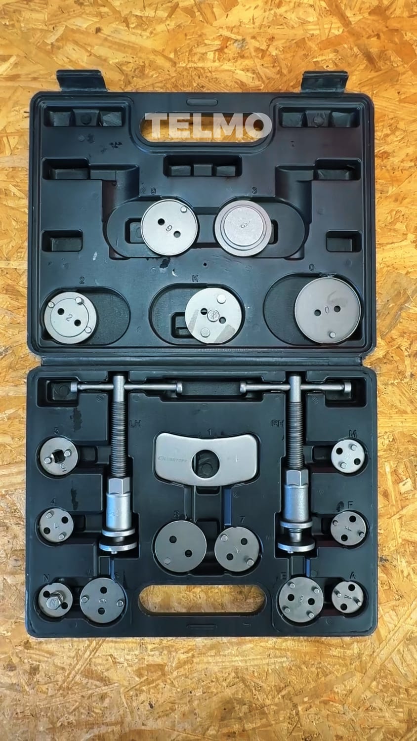 Set Extracción Caliper Freno Universal 18 Piezas L1001 - Lusqtoff, foto real