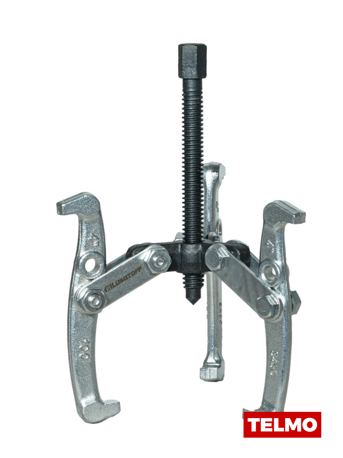 Extractor Poleas 3 Garras 4" Apertura 127mm Acero Cromo Vanadio L1003 - Lusqtoff, foto real