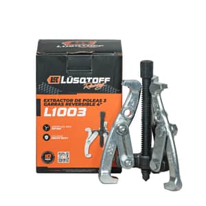 Extractor Poleas 3 Garras 4" Apertura 127mm Acero Cromo Vanadio L1003 - Lusqtoff