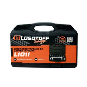 Set Extractores Tapones Cárter Encastre 3/8" + Mango T + Maletín 12 Piezas L1011 - Lusqtoff