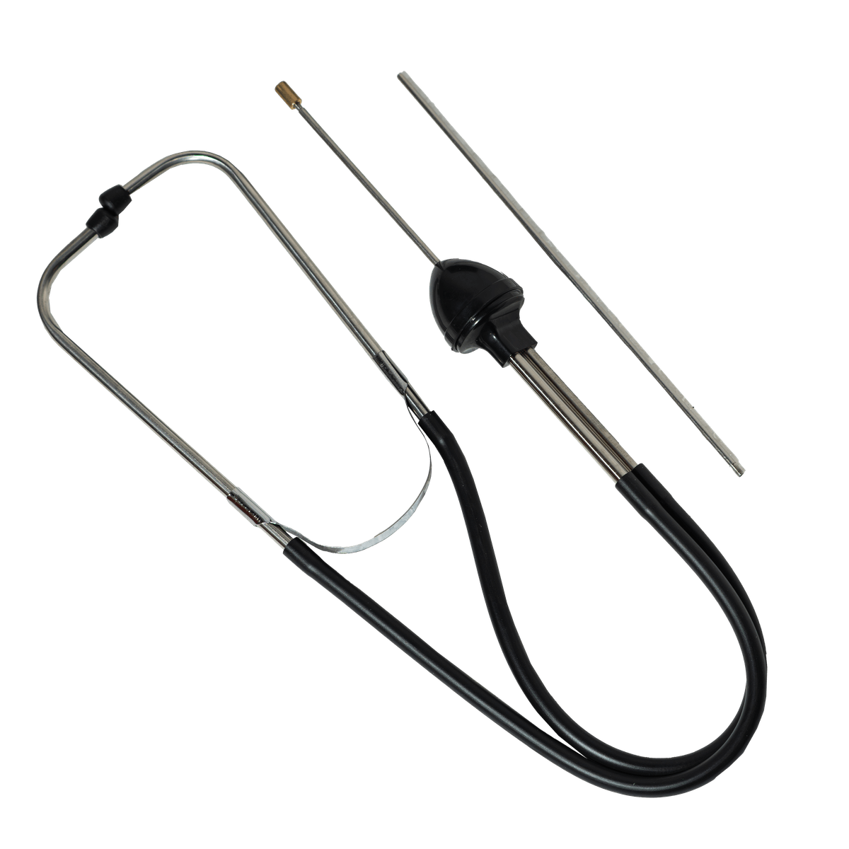 Estetoscopio Mecánico Sonda Extensible 350mm Aluminio Tubos Vinilo L1034 - Lusqtoff