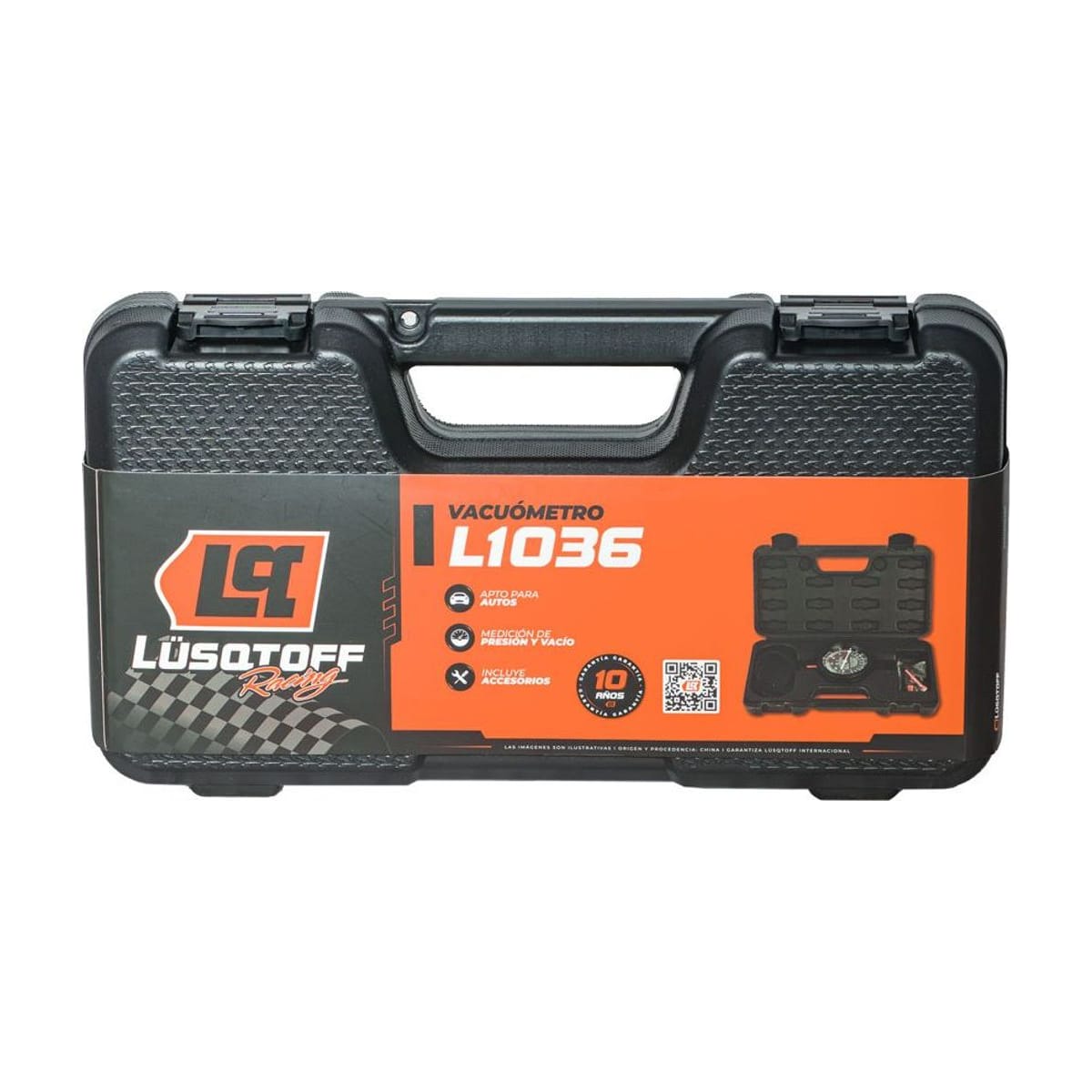 Vacuómetro Medidor Presión Combustible y Vacío 0-10PSI 80mm L1036 - Lusqtoff